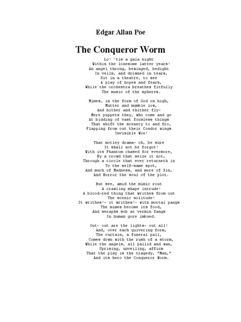 the conqueror worm PDF